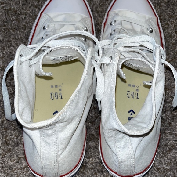 Converse All Stars Classic White High-Top Sneakers - Picture 7 of 11